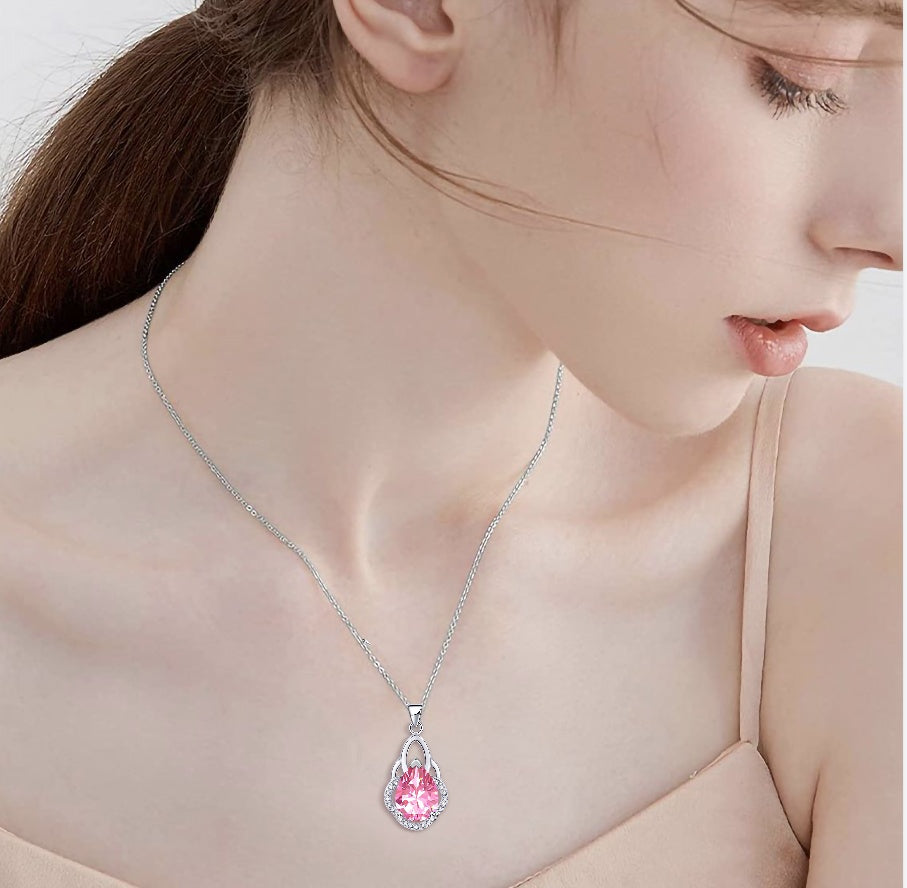 Deva 18k White Gold Plated Cubic Zirconia Necklaces | Fashion Necklaces | Gold Necklaces