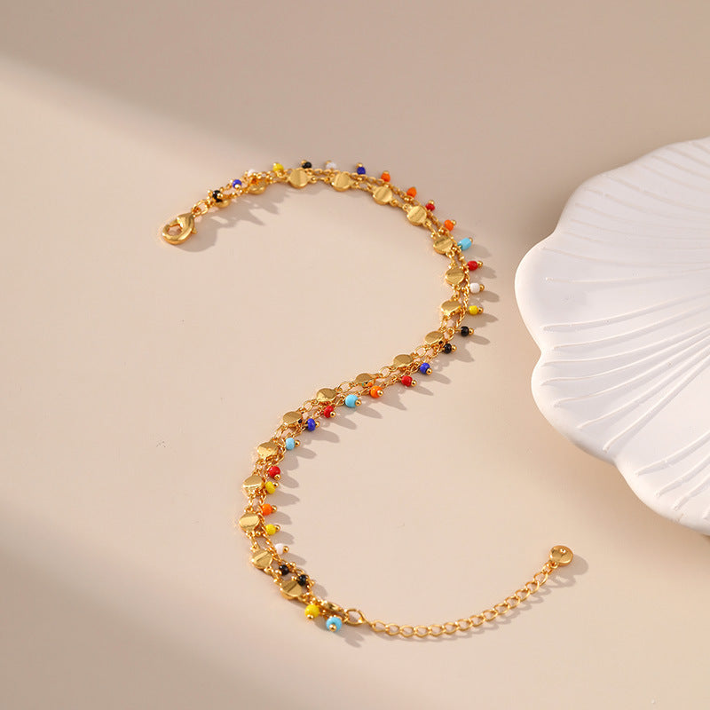 Deva Ornament 18K Beads Ankle Anklet | Anklets For Women