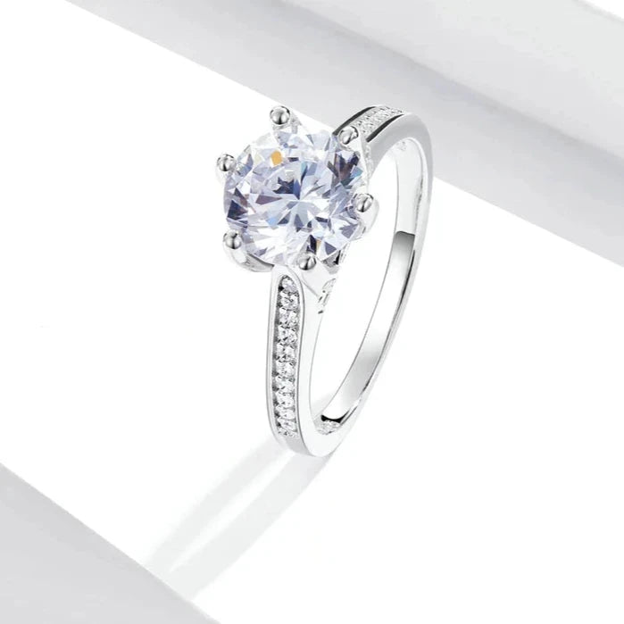 H7a1aaDeva Fine 100% 925 Sterling Silver Prong Setting Rings Unique Shot Close2