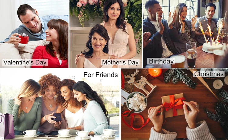 Deva Moissanite Multilayer Rings for Women, 925 Sterling Silver D Color VVS1 Clarity