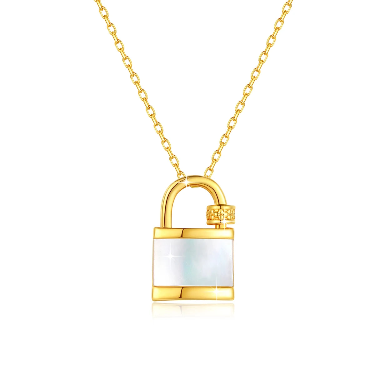 Deva Pure 18K Gold Lock Necklace