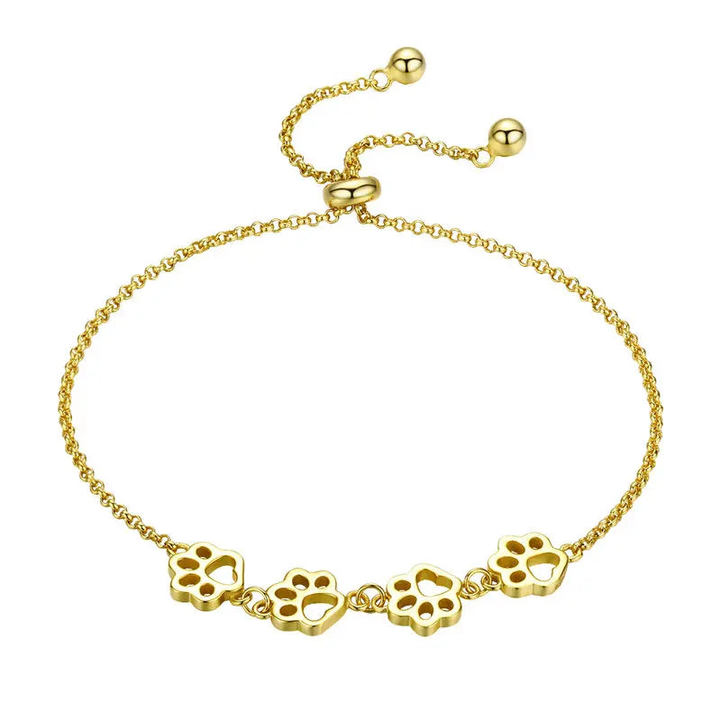 Cat Paw 100% 925 Sterling Silver Bracelets | Fashion Bracelets