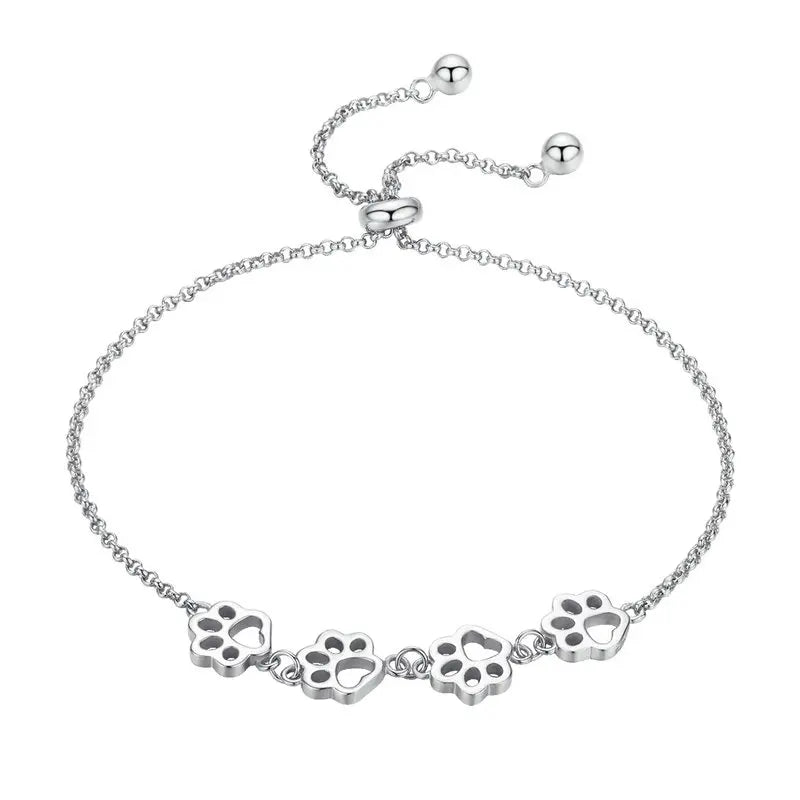 Cat Paw 100% 925 Sterling Silver Bracelets | Fashion Bracelets