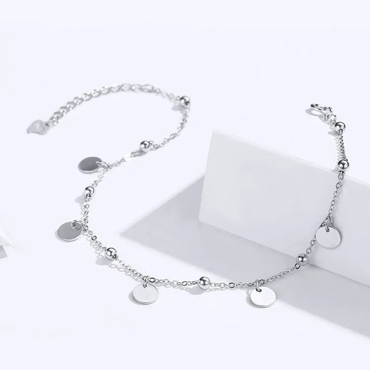 Deva 100% 925 Sterling Silver Beads Ankle Anklet | Silver Anklets | Anklets for Women | Anklet Bracelet