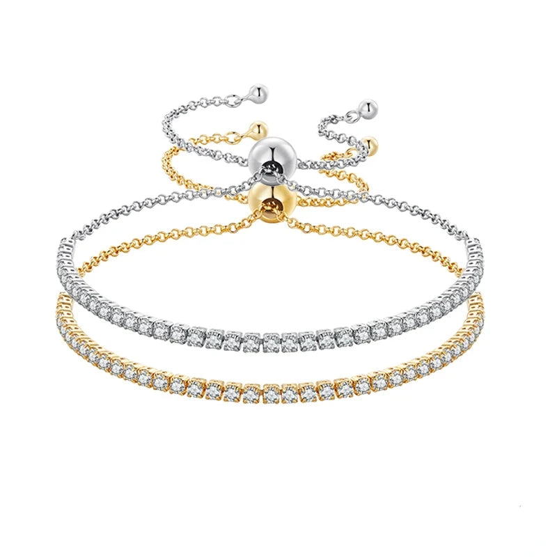 Deva 100% 925 Sterling Silver Classic 14K Gold Plated Bracelets | Silver Bracelets