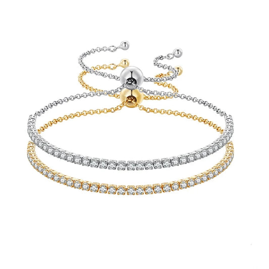 Deva 100% 925 Sterling Silver Classic 14K Gold Plated Bracelets | Silver Bracelets