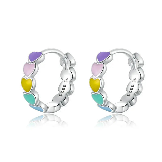 Deva 100% 925 Sterling Silver Hoop Earrings | Silver Earrings