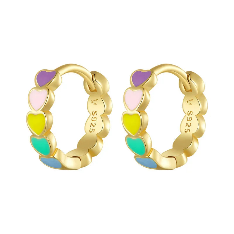 Deva 100% 925 Sterling Silver Hoop Earrings | Silver Earrings | Gold Earrings