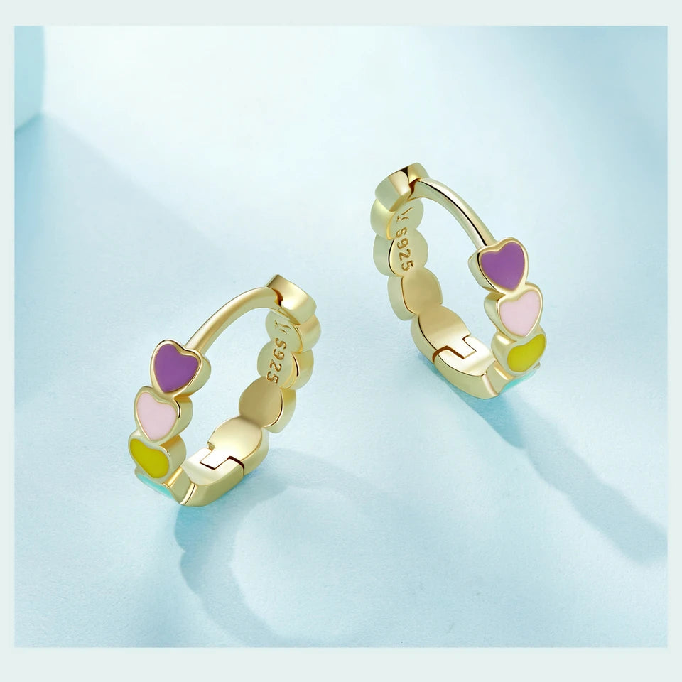 Deva 100% 925 Sterling Silver Hoop Earrings | Silver Earrings | Gold Earrings