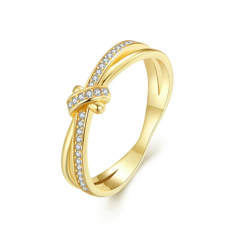 Deva 100 925 Sterling Silver Pave Setting Rings | Gold Rings White Background