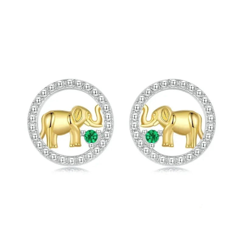 Deva 100% 925 Sterling Silver Push Back Stud Earrings Front