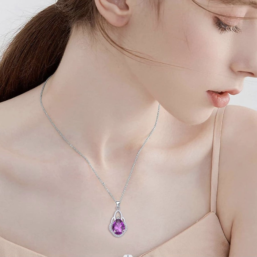 Deva 18k White Gold Plated Cubic Zirconia Necklaces | Fashion Necklaces | Gold Necklaces