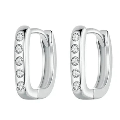 Deva 925 Sterling Silver Hoop Earrings Silver Wear Show