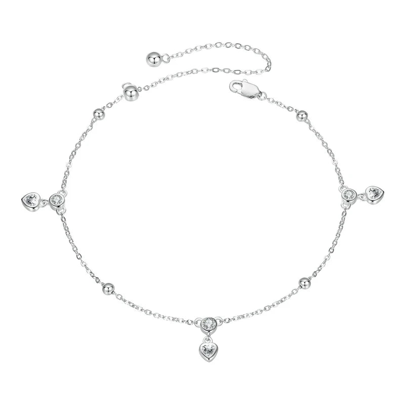 Deva 925 Sterling Silver Snake Chain Ankle Anklet | Silver Anklets | Silver Jewelry | Ankle Bracelet | Fashion Accessories