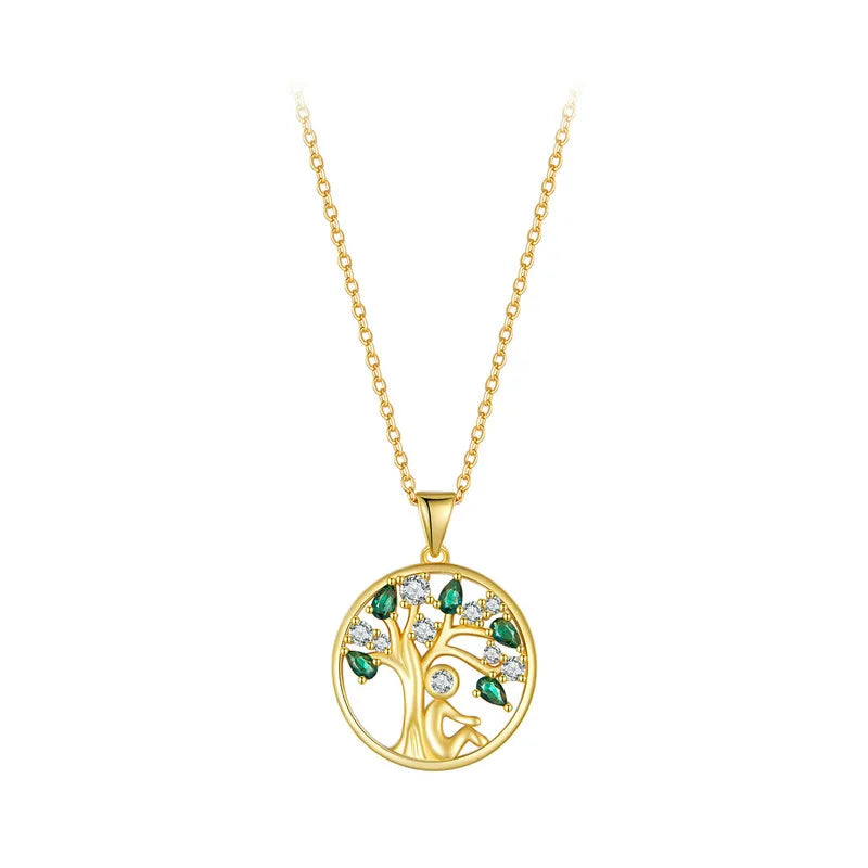 Deva 925 Sterling Silver Tree of Life Necklace