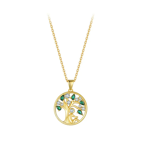Deva 925 Sterling Silver Tree of Life Necklace