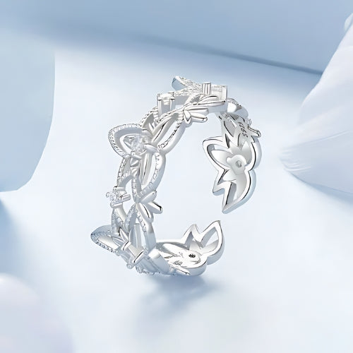 Deva Authentic 100% 925 Sterling Silver Rings Front Shot