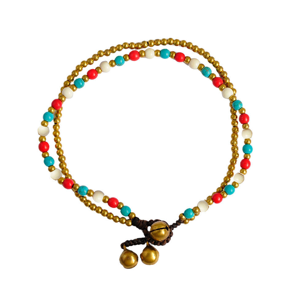 Deva Copper Ethnic Style Ankle Anklet | Anklets For Women