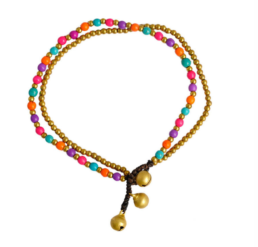 Deva Copper Ethnic Style Ankle Anklet | Anklets For Women