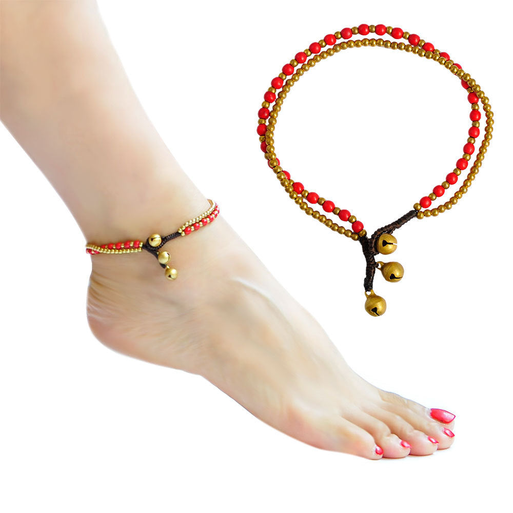 Deva Copper Ethnic Style Ankle Anklet | Anklets For Women