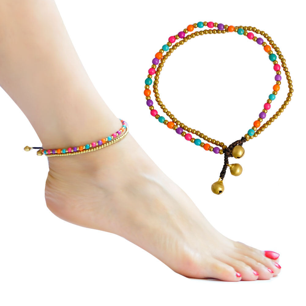Deva Copper Ethnic Style Ankle Anklet | Anklets For Women