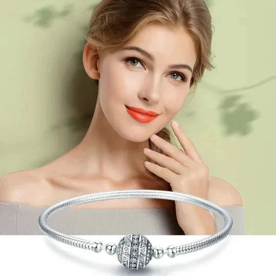 Deva Flower Clasp 100% 925 Sterling Silver Bracelet | Luxury Jewelry | Silver Jewelry