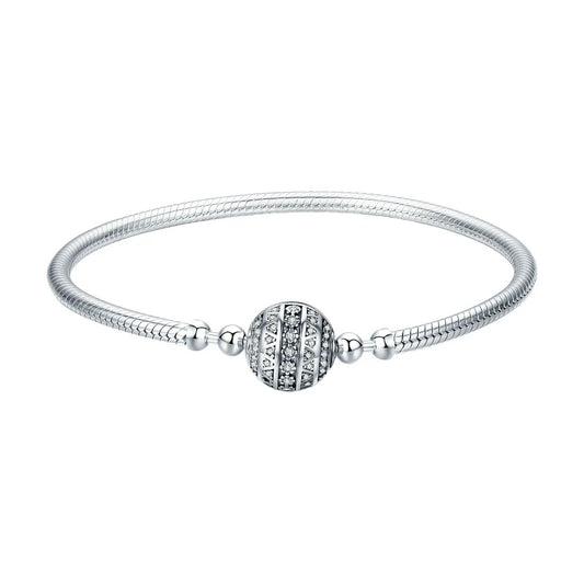 Deva Flower Clasp 100% 925 Sterling Silver Bracelet | Luxury Jewelry