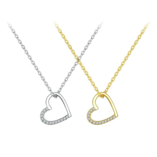 Deva Heart 925 Sterling Silver Necklaces | Silver Necklaces | Fashion Necklaces