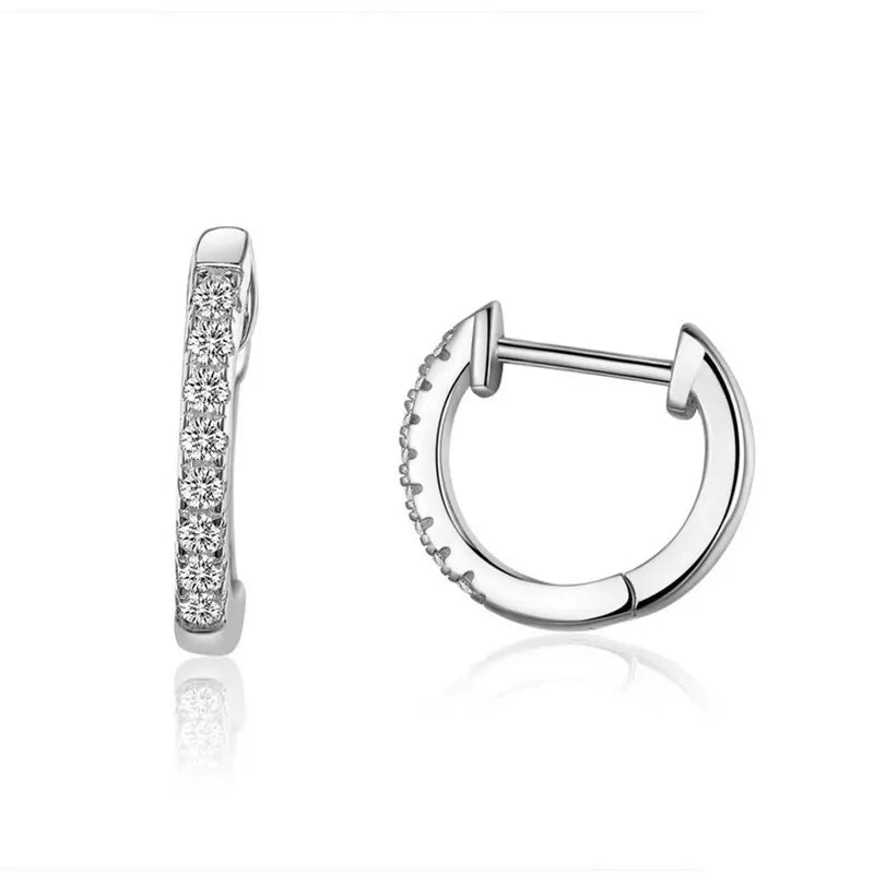 Deva Hoop Earring 100% 925 Sterling Silver Earrings