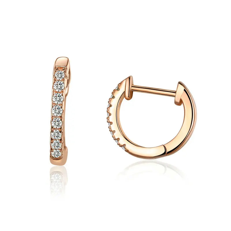 Deva Hoop Earring 100% 925 Sterling Silver Earrings