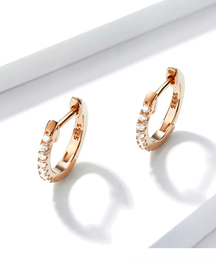 Deva Hoop Earring 100% 925 Sterling Silver Earrings