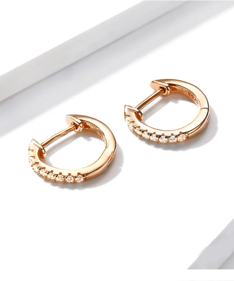 Deva Hoop Earring 100% 925 Sterling Silver Earrings