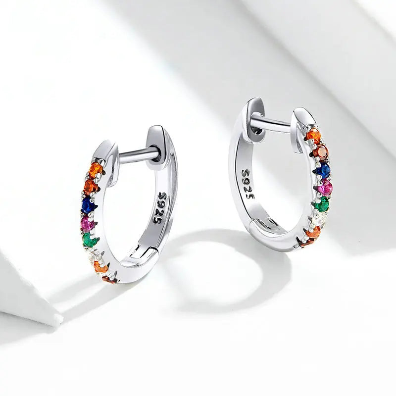 Deva Hoop Earring 100% 925 Sterling Silver Earrings