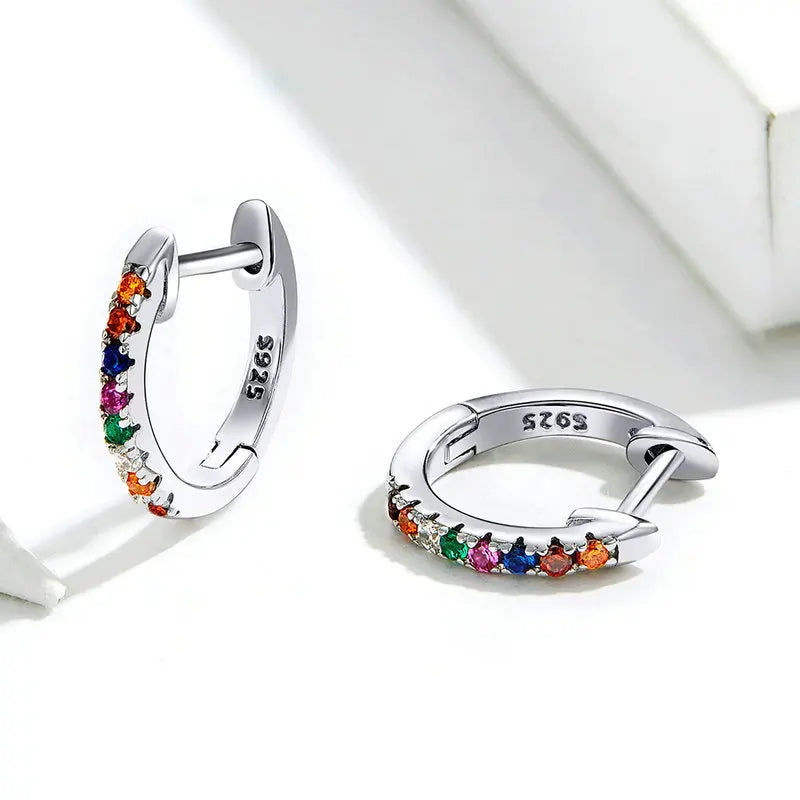 Deva Hoop Earring 100% 925 Sterling Silver Earrings