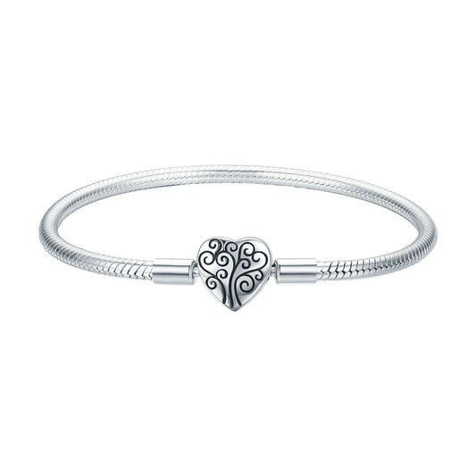 Deva Life Heart 100% 925 Sterling Silver Bracelets | Fashion Bracelets