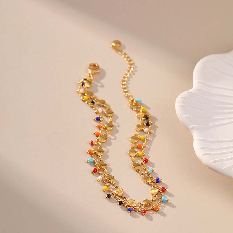 Deva Ornament 18K Beads Ankle Anklet | Anklets For Women
