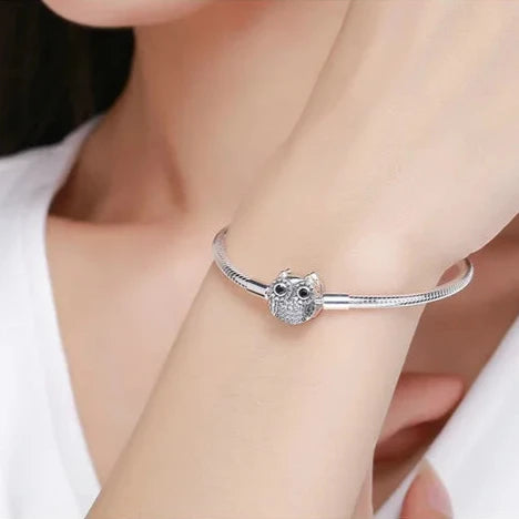 Deva Owl Clasp Authentic 100% 925 Sterling Silver Bracelets | Fashion Bracelets