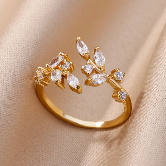 Deva TRENDY Fashion Geometric Copper Ring