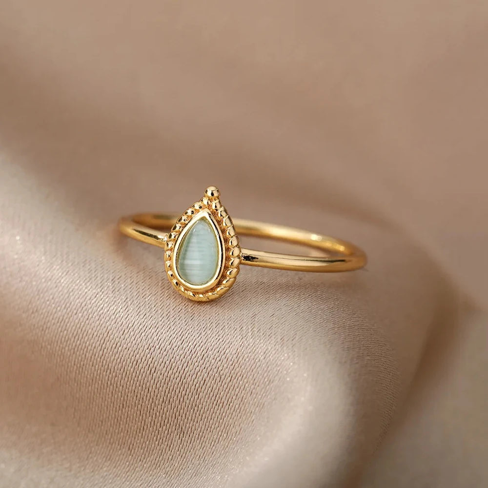 Deva TRENDY Opals Rings Side