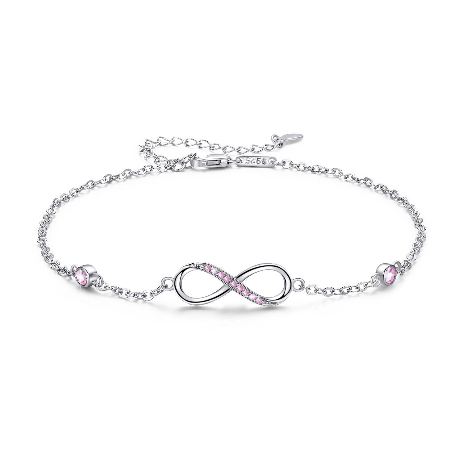 Deva White Gold Plated 925 Silver Anklets | Anklets for Women