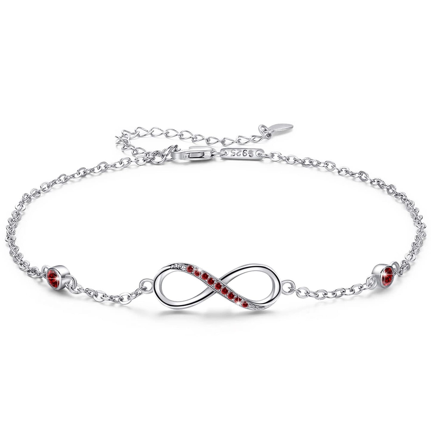 Deva White Gold Plated 925 Silver Anklets | Anklets for Women
