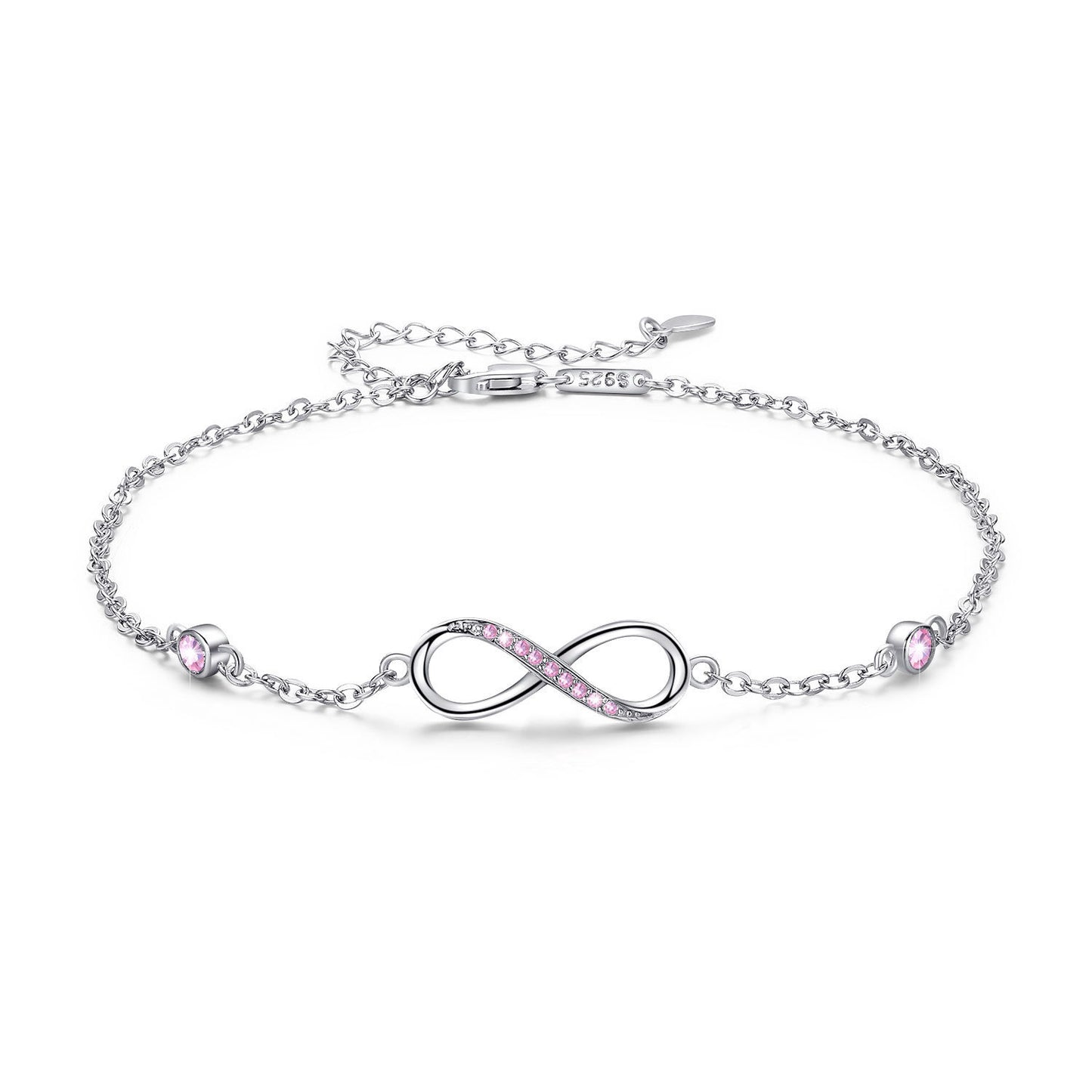 Deva White Gold Plated 925 Silver Anklets | Anklets for Women