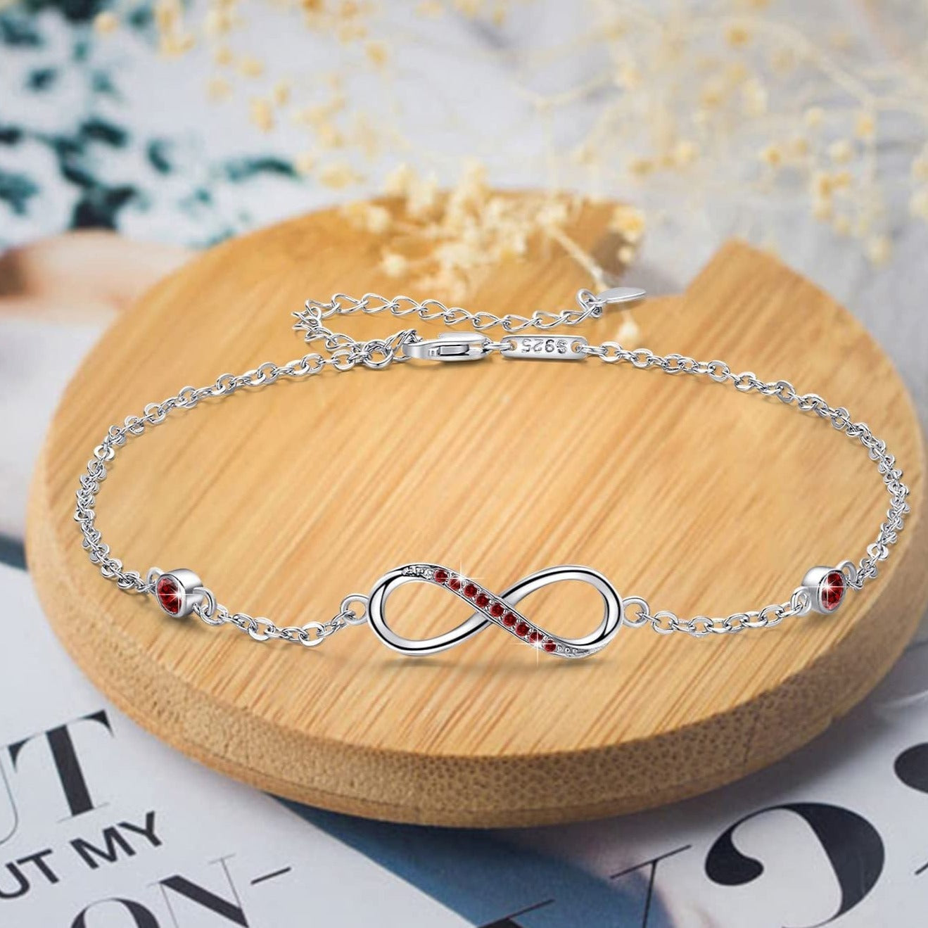 Deva White Gold Plated 925 Silver Anklets | Anklets for Women