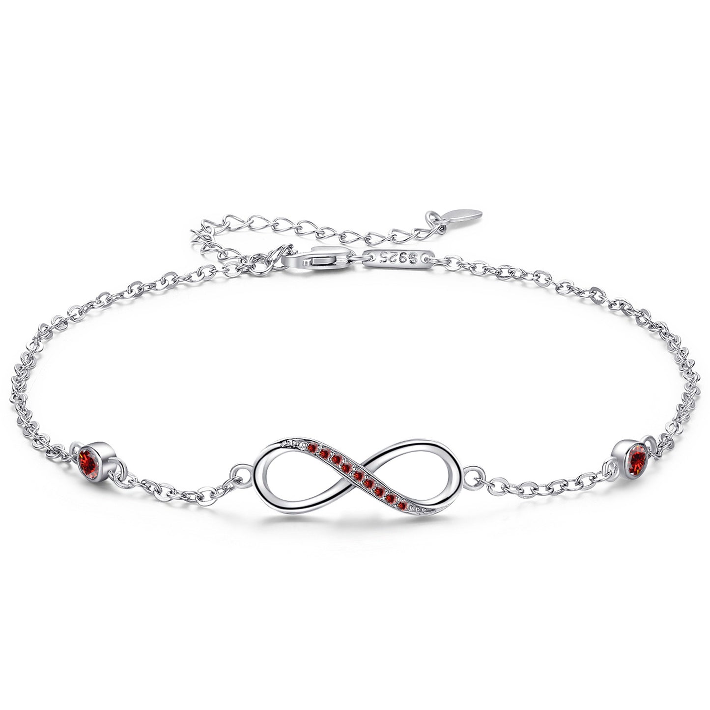 Deva White Gold Plated 925 Silver Anklets | Anklets for Women