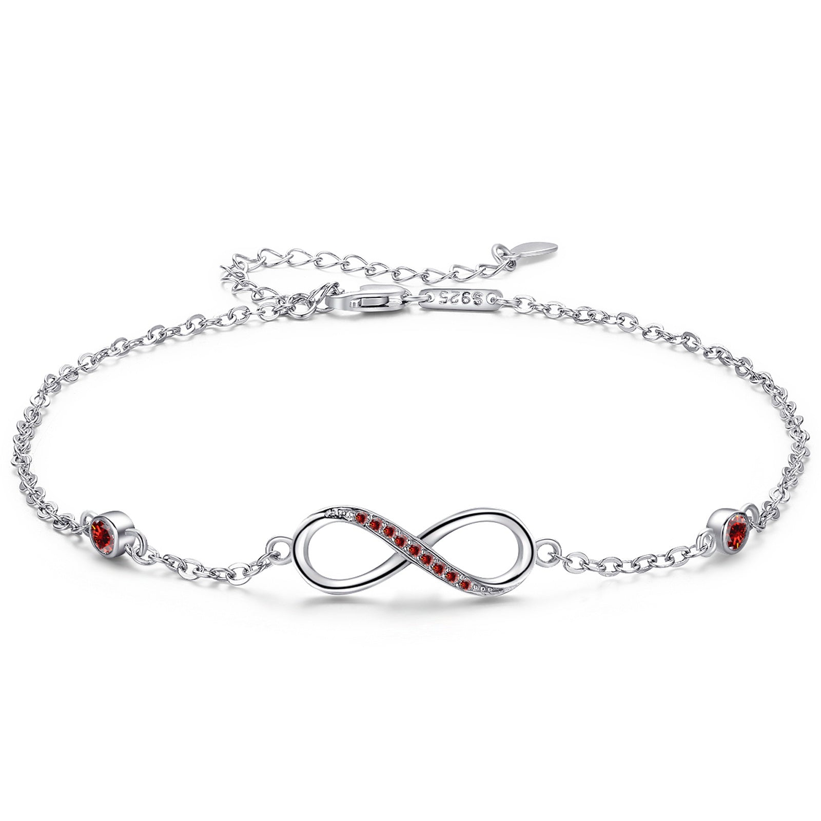 Deva White Gold Plated 925 Silver Anklets | Anklets for Women