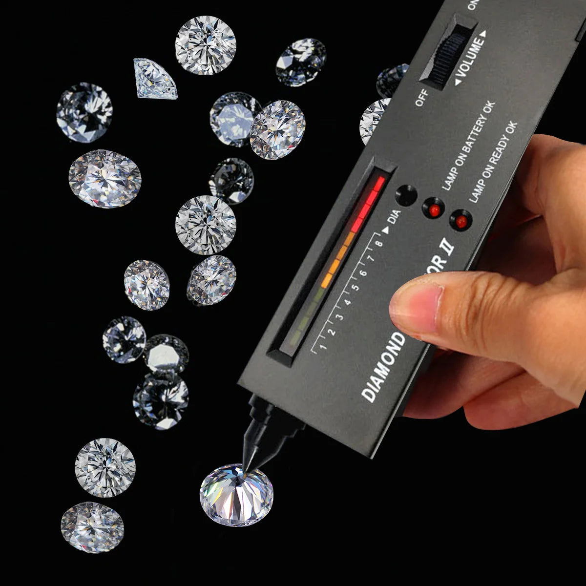 Deva Certificated Moissanite Earrings For Women 100% 925 silver Long Dangle Earrings
