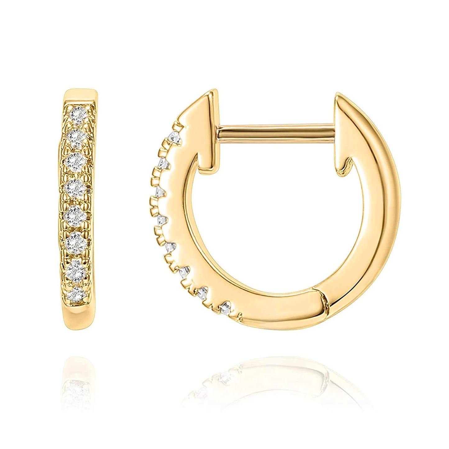Deva 100% 925 Sterling Silver Hoop Earrings