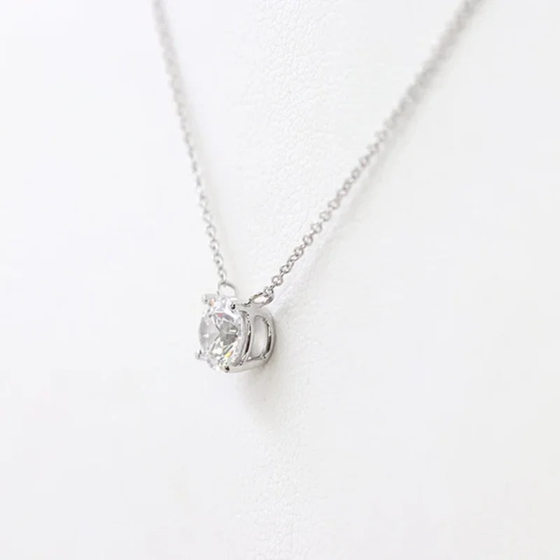 Deva 1CT 2CT 3CT Moissanite Pendant Necklace