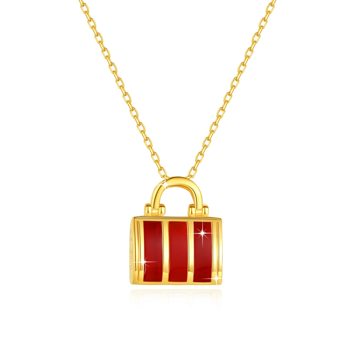 Deva Pure 18K Gold Lock Necklace