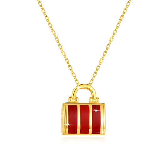 Deva Pure 18K Gold Lock Necklace